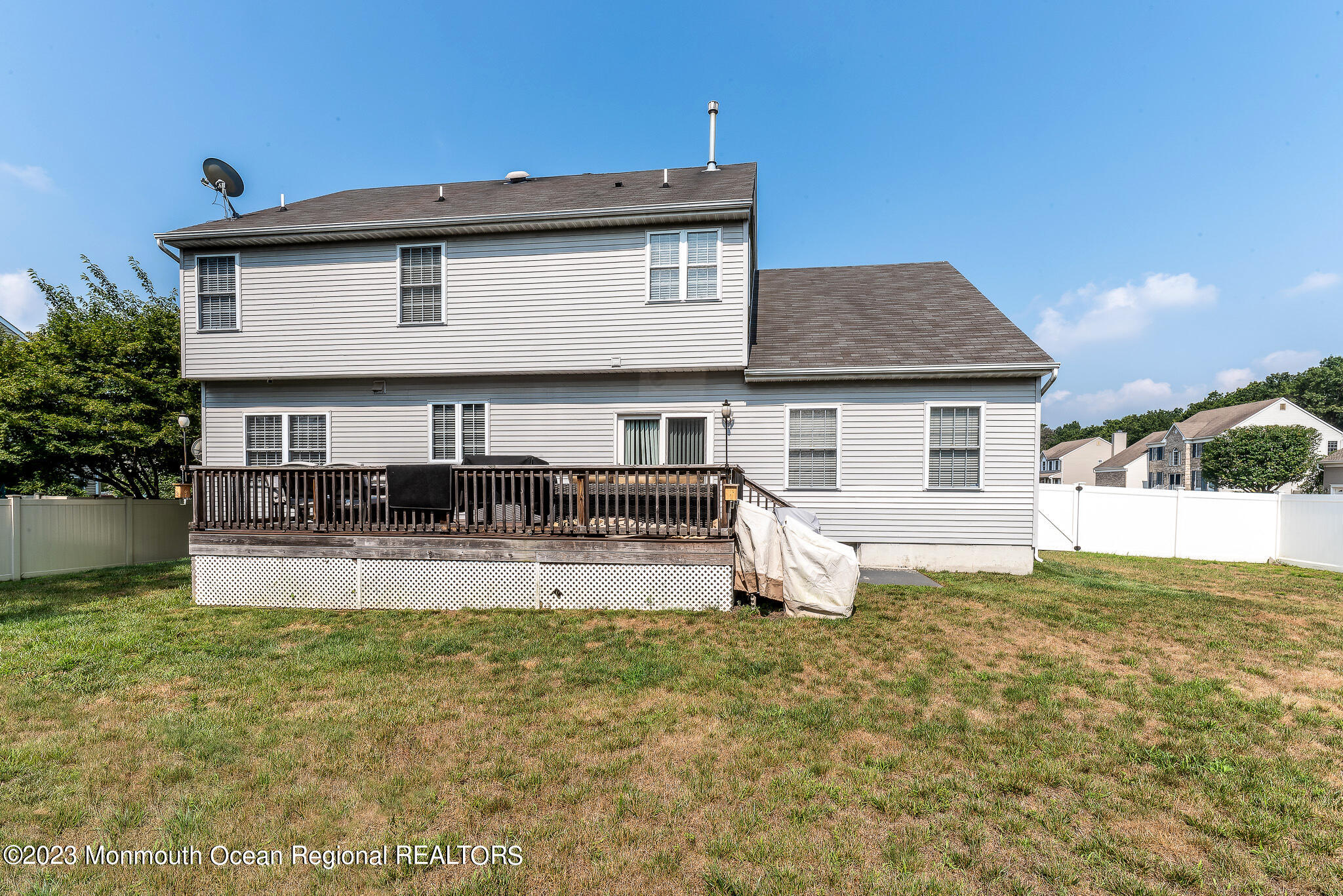 1 Overlook Place Bayville, NJ 08721 - Photo 54 of 66 a view of a house with swimming pool and sitting area