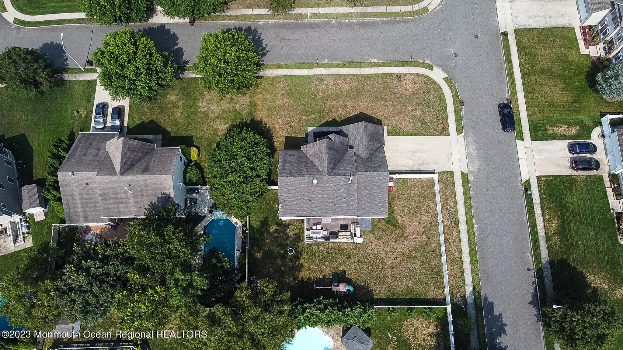 1 Overlook Place Bayville, NJ 08721 - Photo 60 of 66 an aerial view of a house with a yard