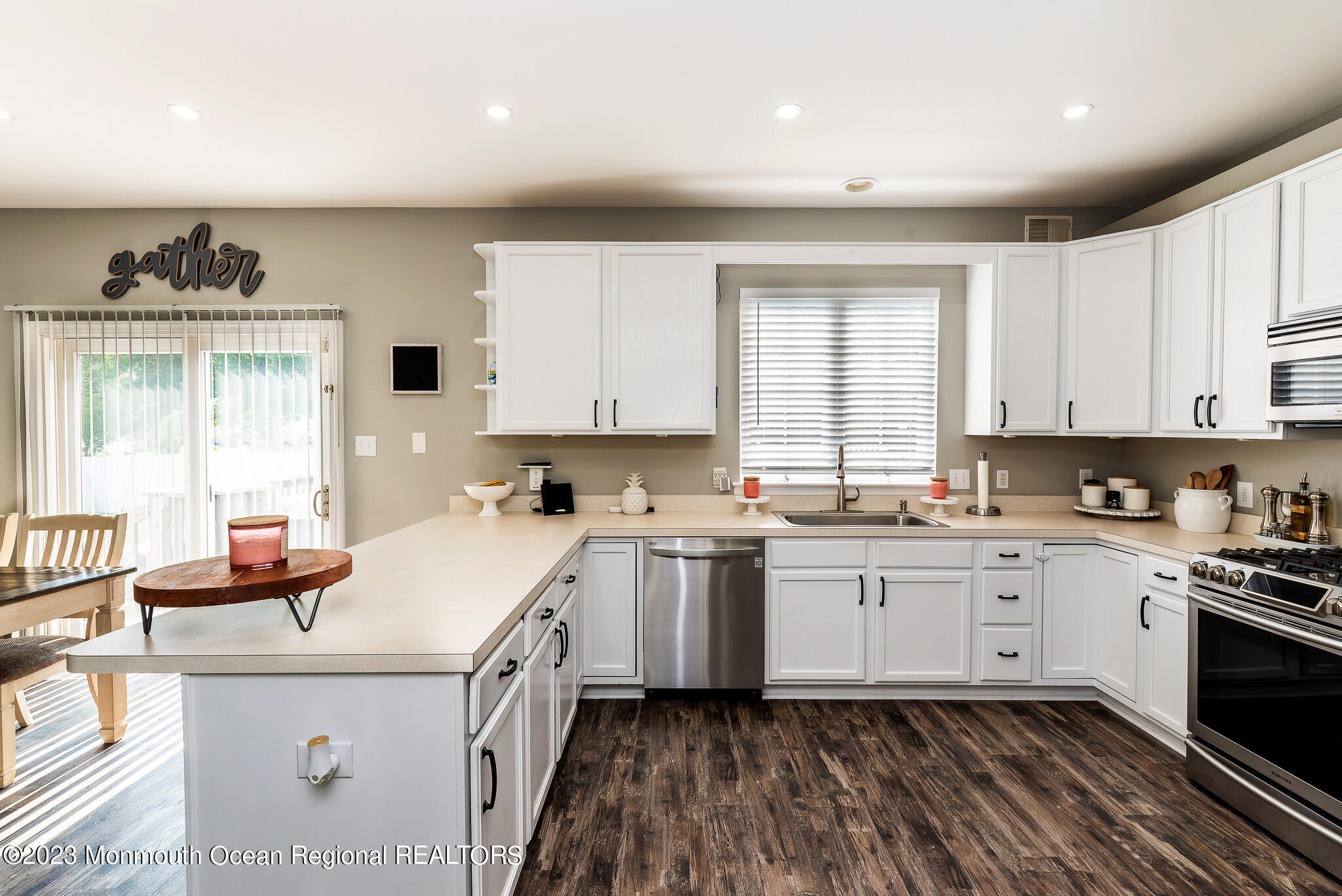 1 Overlook Place Bayville, NJ 08721 - Photo 6 of 66 a kitchen with a sink stove and cabinets