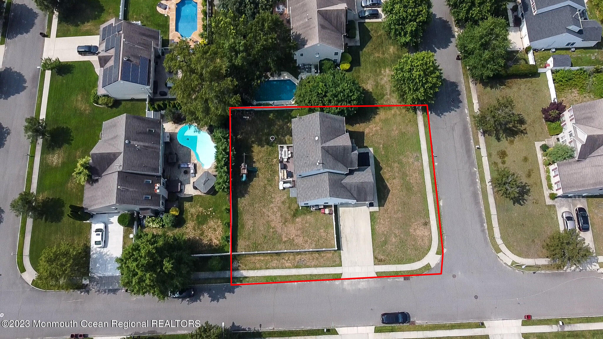 1 Overlook Place Bayville, NJ 08721 - Photo 62 of 66 an aerial view of houses with outdoor space