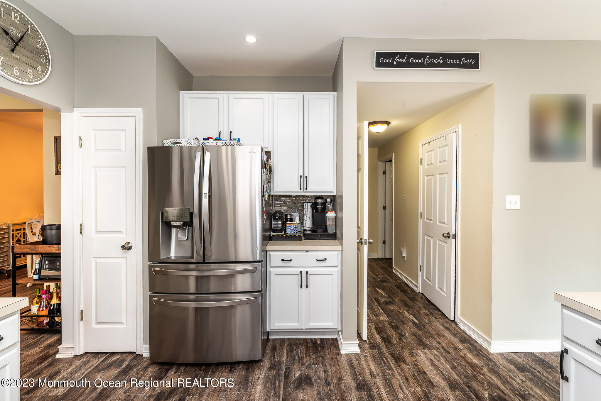 1 Overlook Place Bayville, NJ 08721 - Photo 7 of 66 a kitchen with a refrigerator and wooden floor