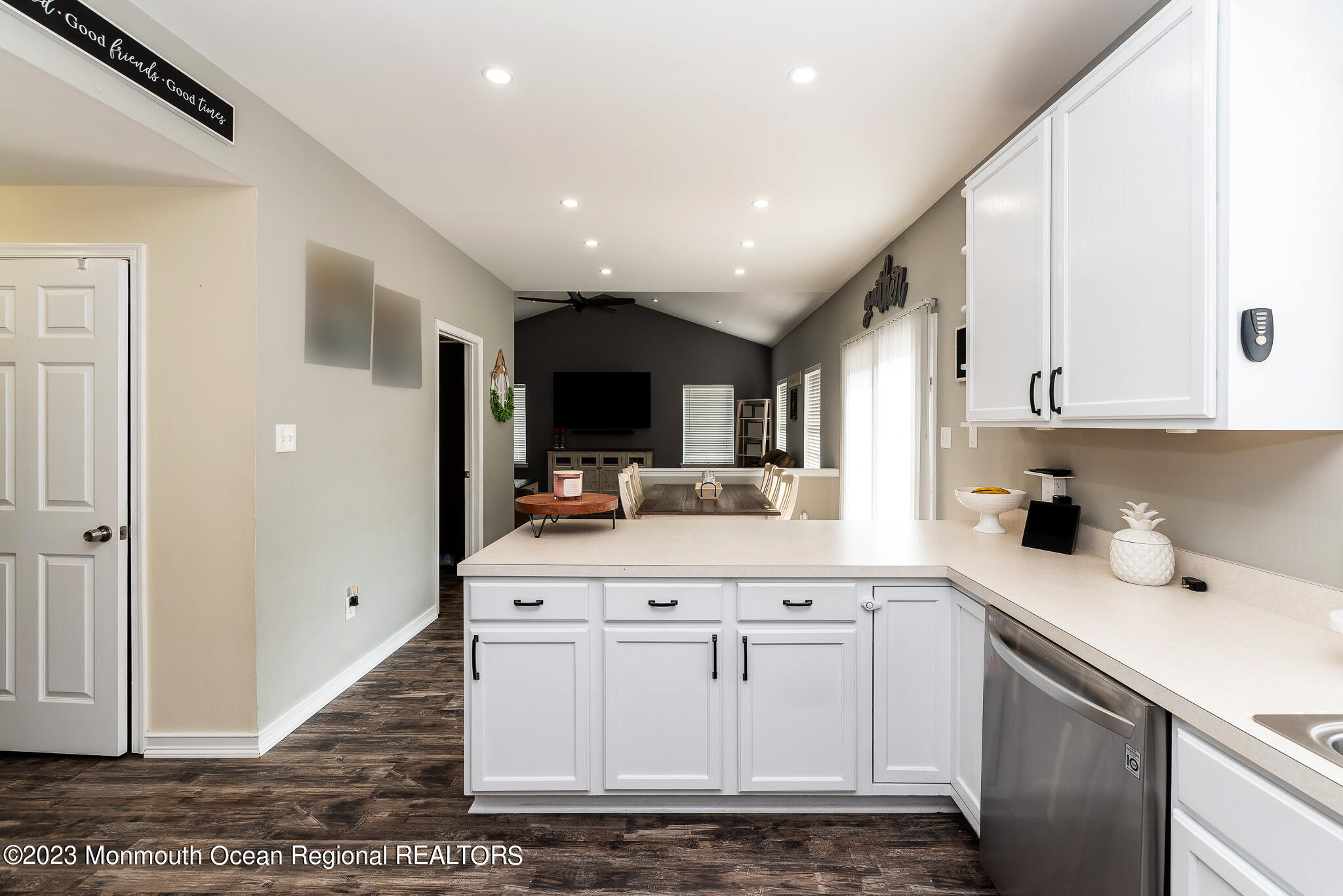 1 Overlook Place Bayville, NJ 08721 - Photo 10 of 66 a kitchen with white cabinets and appliances