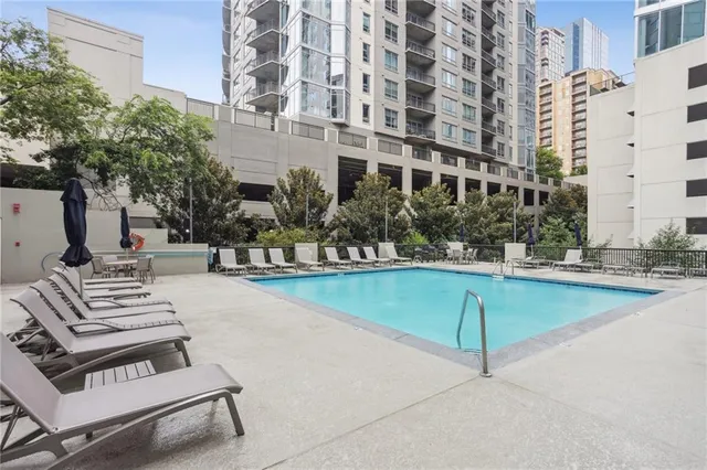 a view of a building with garden