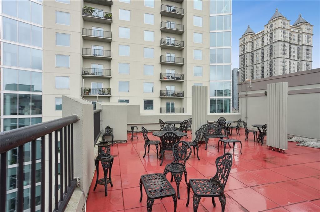 275 13th Street Northeast, Unit 312 Atlanta, GA 30309 - Photo 24 of 31 a view of a building from a dining room