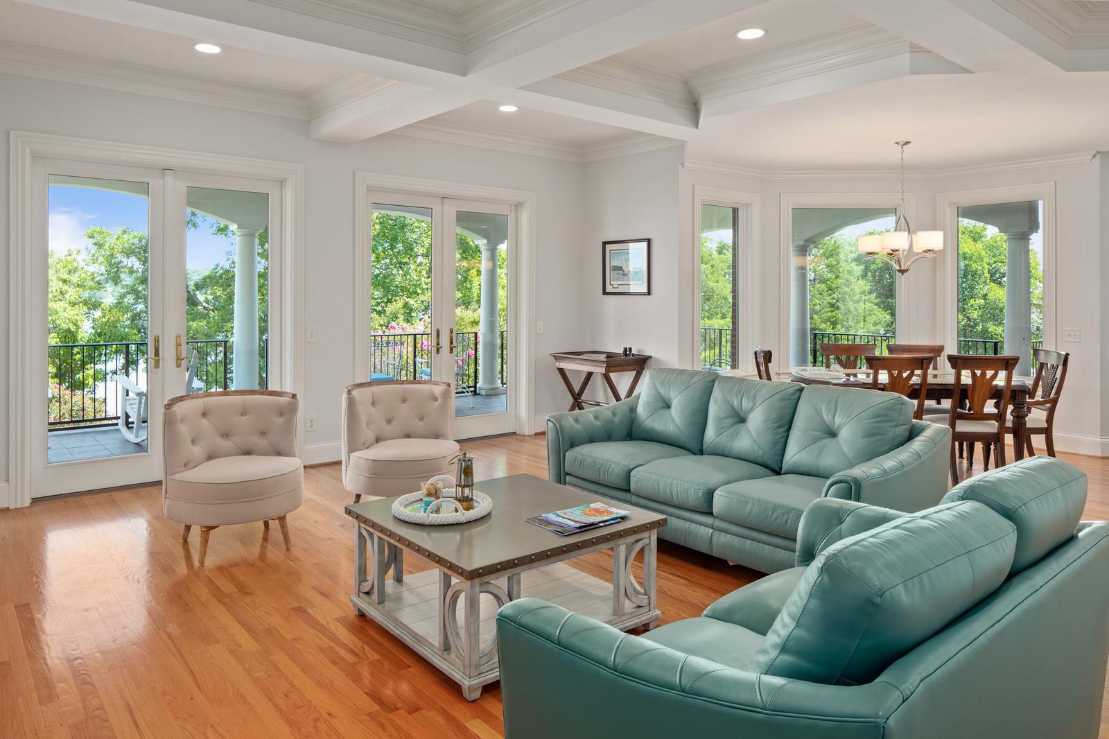 101 Rolling Mill Road Old Hickory, TN 37138 - Photo 10 of 30 Another view from the main living room. Easy access to the rear terrace and simply stunning views and natural light throughout