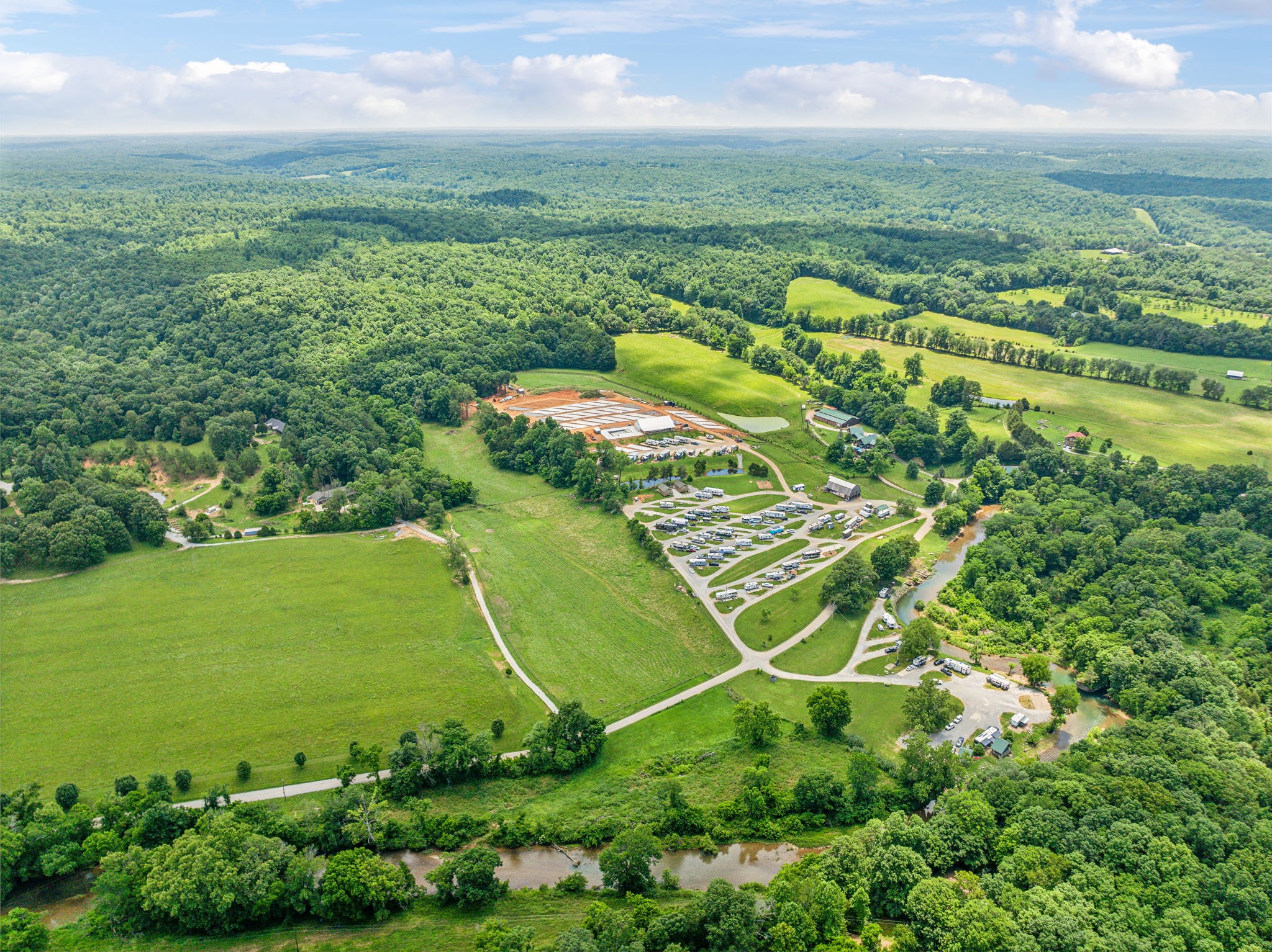 0 Piney River Road Bon Aqua, TN 37025 - Photo 11 of 19 an aerial view of a residential houses with outdoor space and trees all around