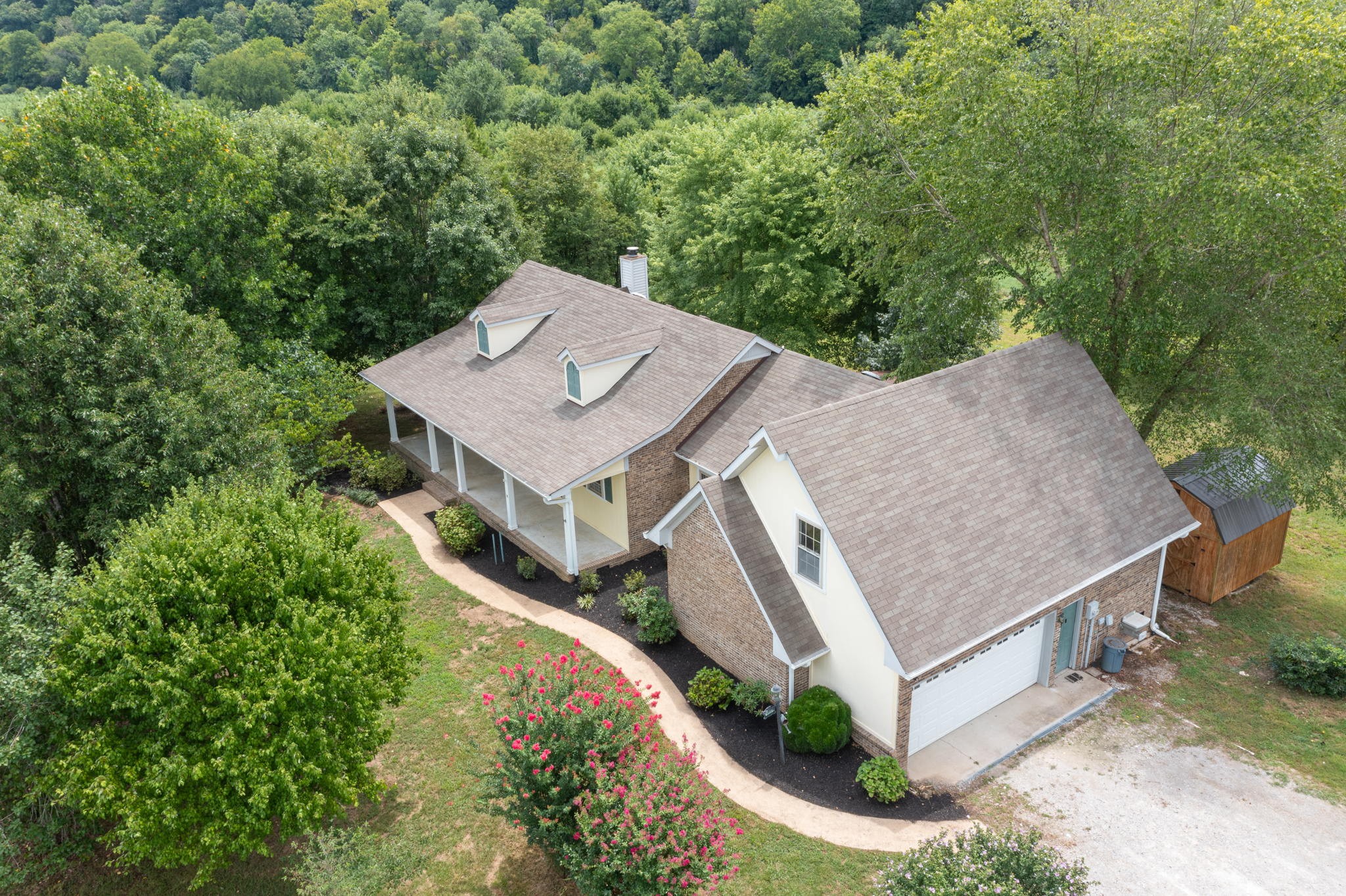 2204 Double Branch Road Columbia, TN 38401 - Photo 2 of 34 an aerial view of a house with a yard