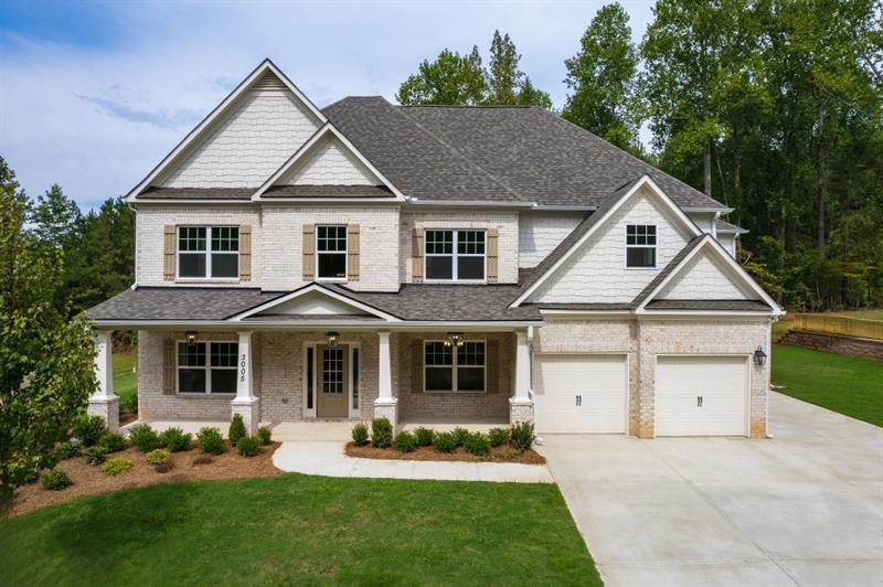 3005 Fairway Court Villa Rica, GA 30180 - Photo 1 of 1 a front view of a house with a yard and porch