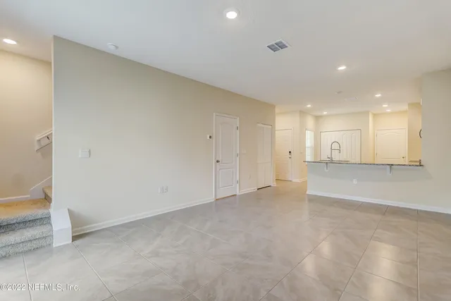 a view of an empty room