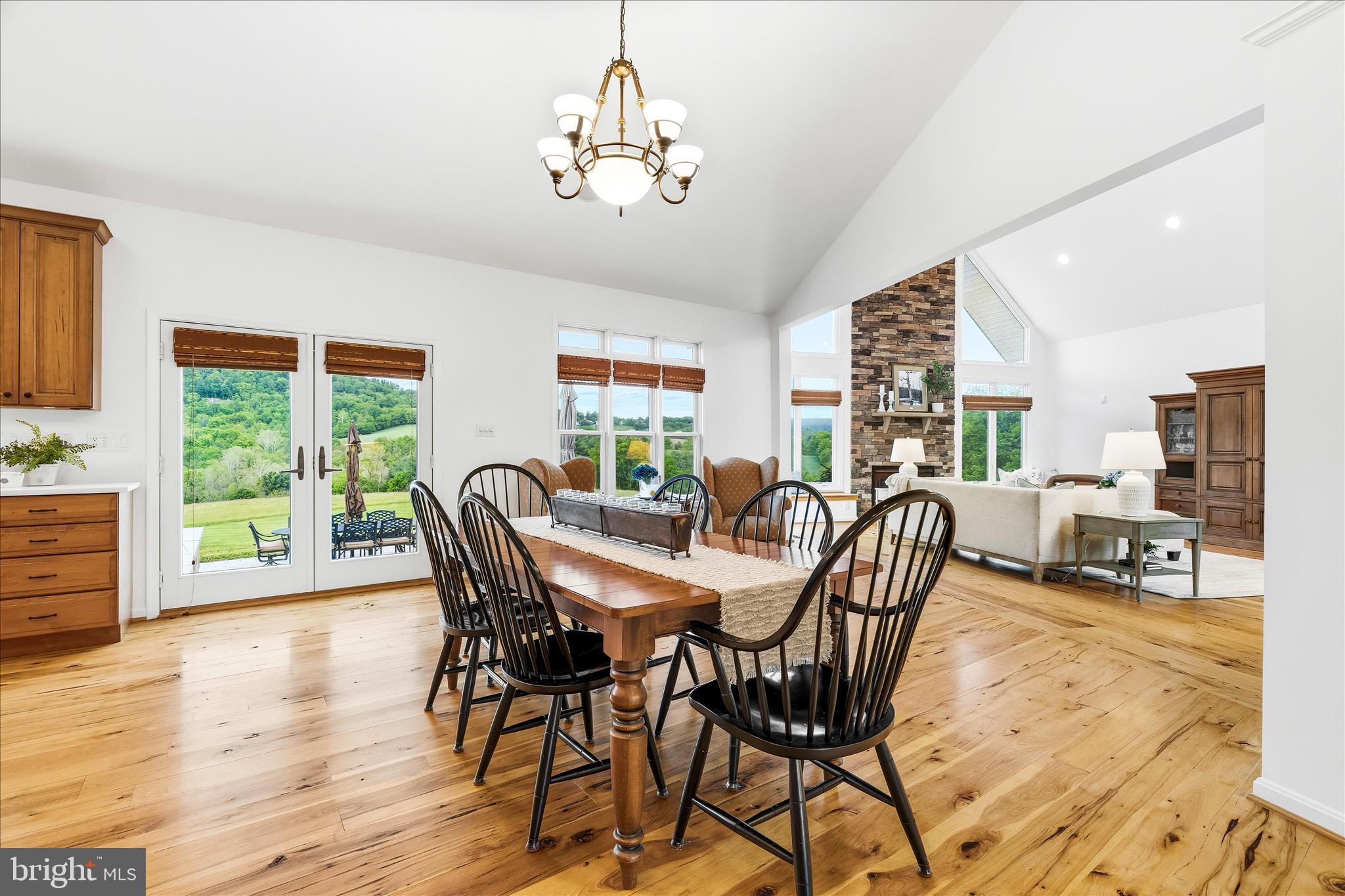 10691 Easterday Road Myersville, MD 21773 - Photo 16 of 79 a view of a dining room with furniture window and outside view