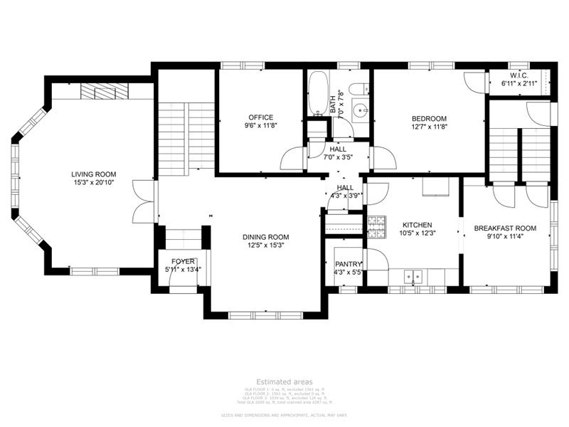 285 Nuttall Road Riverside, IL 60546 - Photo 25 of 27 a picture of a floor plan