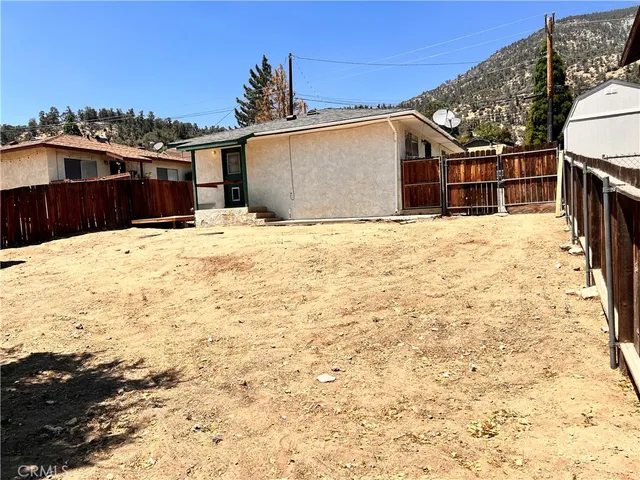 a house with a outdoor space