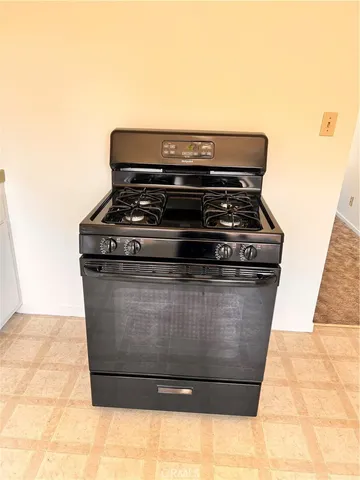 a close view of stove