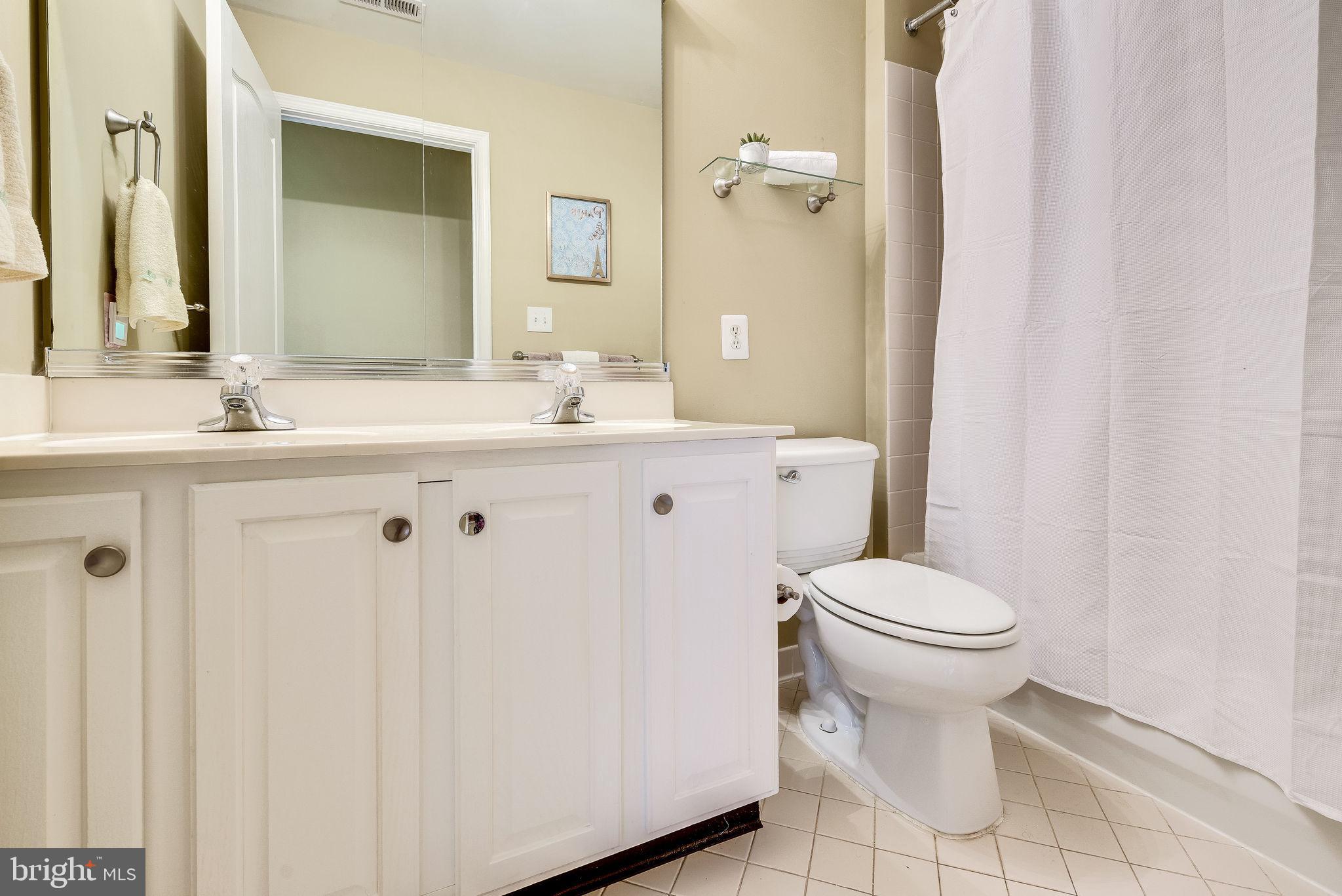 1701 Raleigh Hill Road Vienna, VA 22182 - Photo 45 of 61 a bathroom with a sink a toilet and a mirror