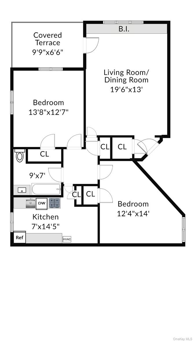 64 Kensington Road, Unit 2C Bronxville, NY 10708 - Photo 20 of 20 Floor plan