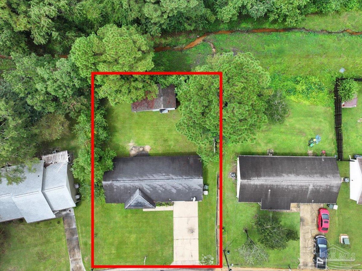 8617 Blue Jay Way Pensacola, FL 32534 - Photo 23 of 28 an aerial view of a house
