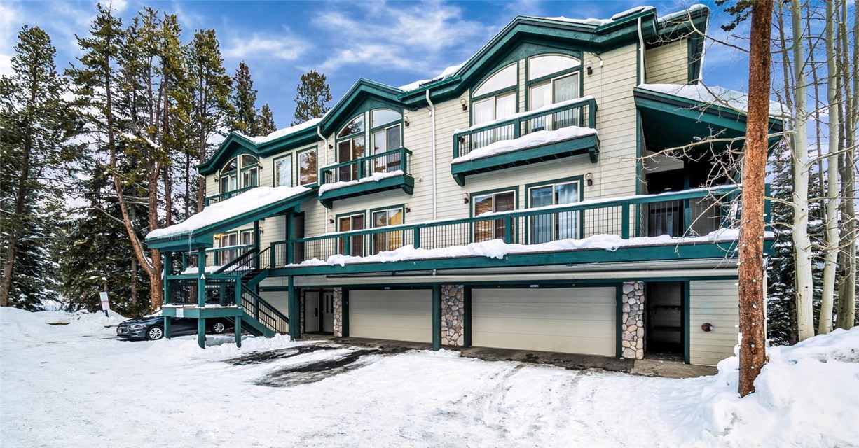 600 4 O Clock Road, Unit 12 Breckenridge, CO 80424 - Photo 15 of 25 A-12 entrance on the left, ground floor.