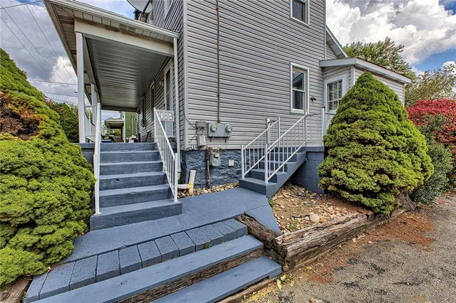 a view of outdoor seating space