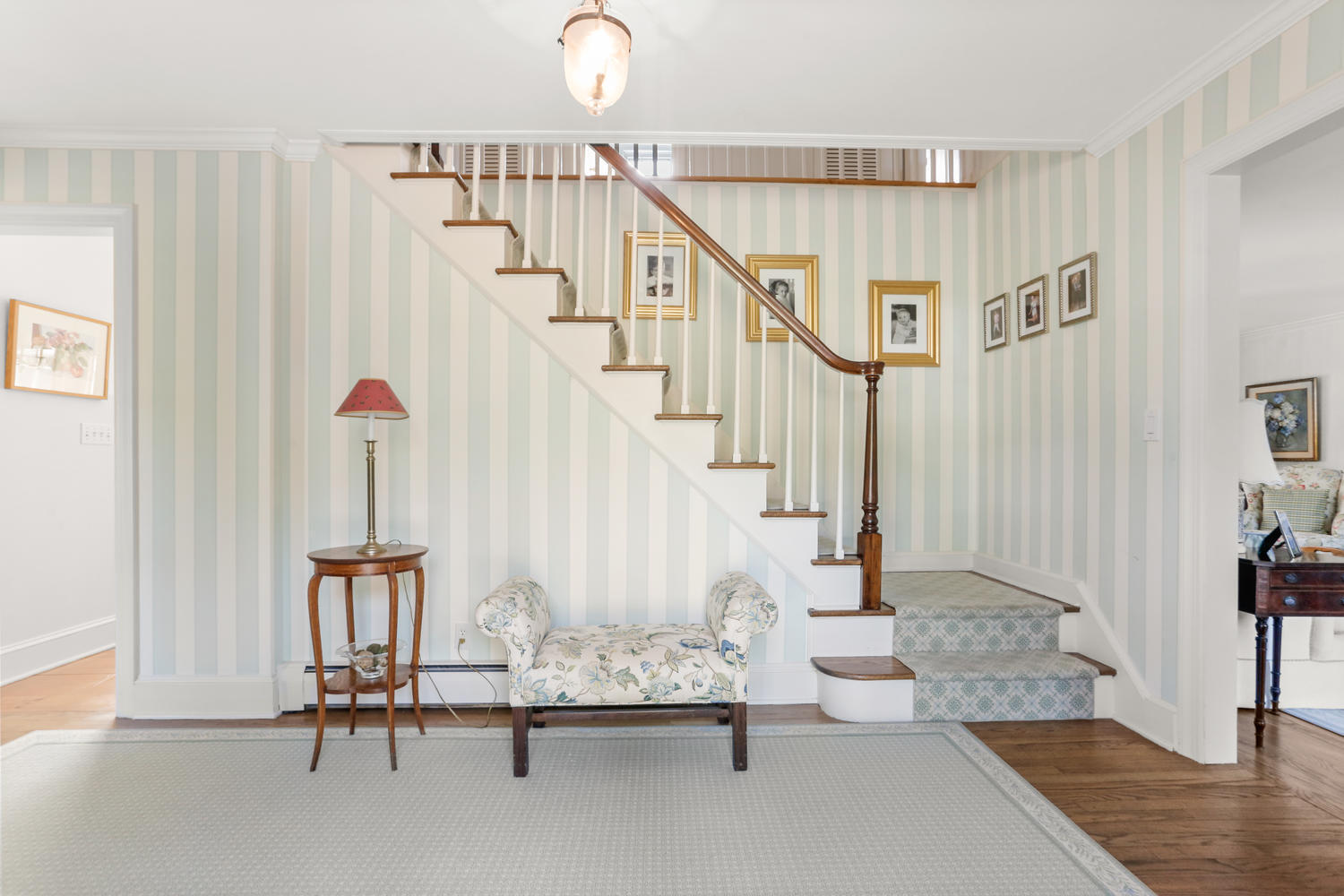 116 Marshall Ridge Road New Canaan, CT 06840 - Photo 15 of 50 a view of entryway with livingroom and furniture