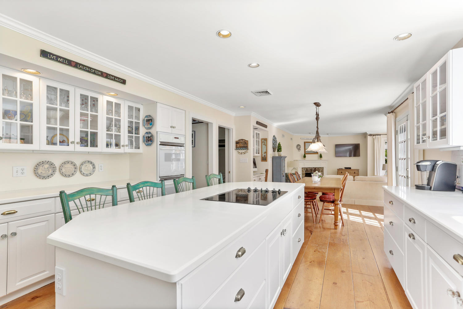 116 Marshall Ridge Road New Canaan, CT 06840 - Photo 27 of 50 a large white kitchen with a large window