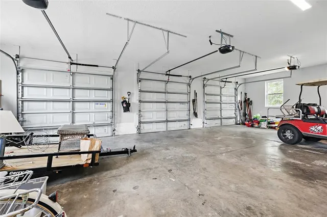 a aerial view of a house with a yard