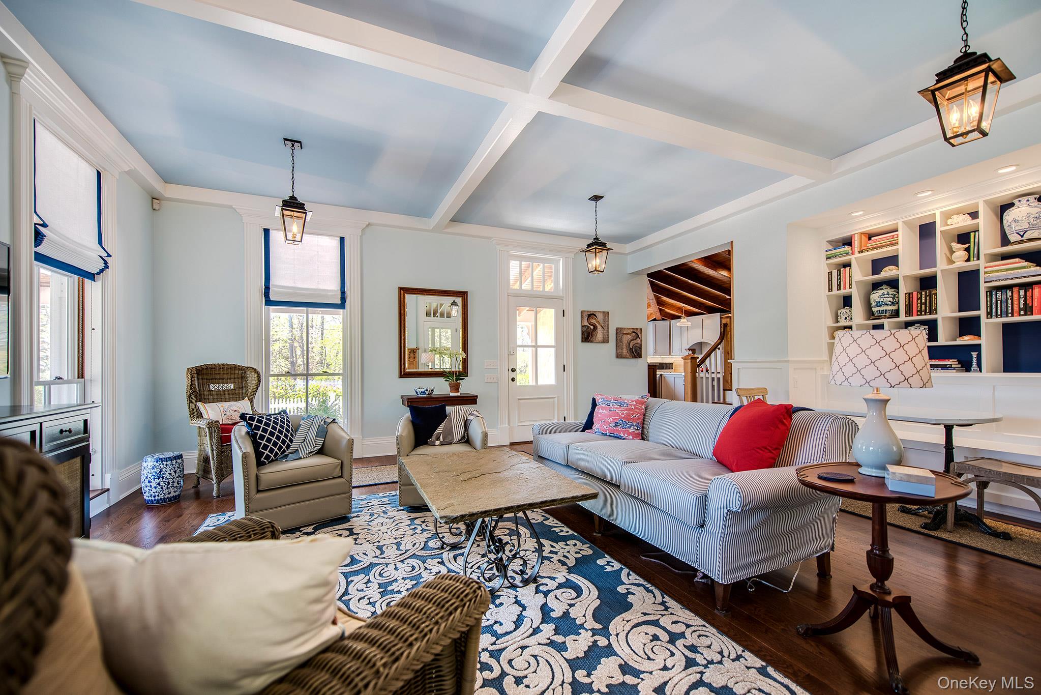106 Old Depot Road Quogue, NY 11959 - Photo 7 of 34 a living room with furniture and wooden floor