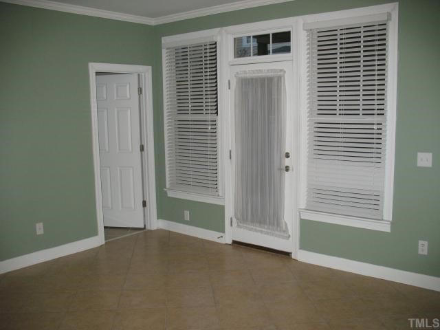 6102 Shandwick Court Raleigh, NC 27609 - Photo 10 of 10 Bedroom 3 with outside entrance, private bath or bonus/rec room on lower level.