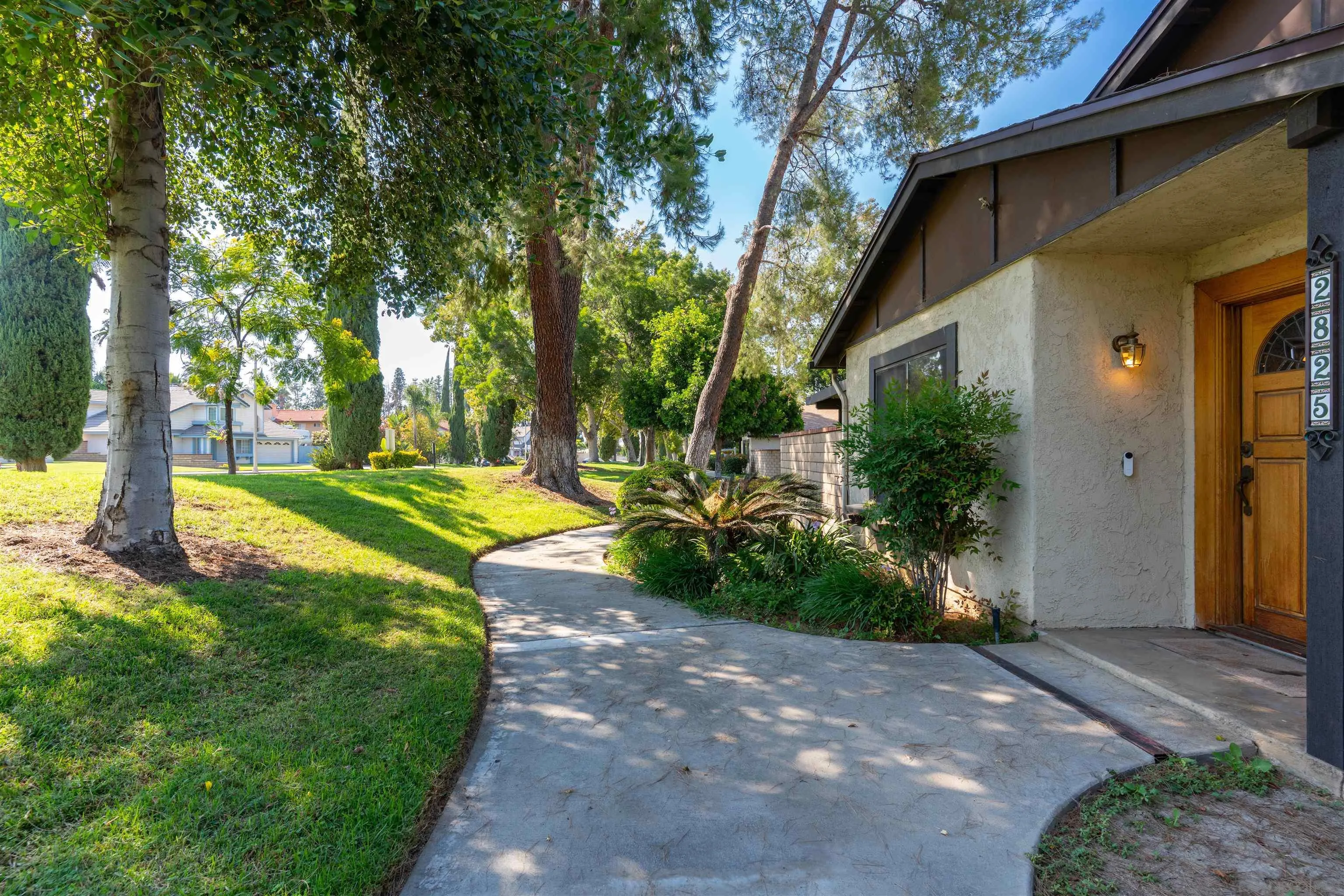 2825 Irving Street Riverside, CA 92504 - Photo 27 of 31 a view of a yard with plants and trees