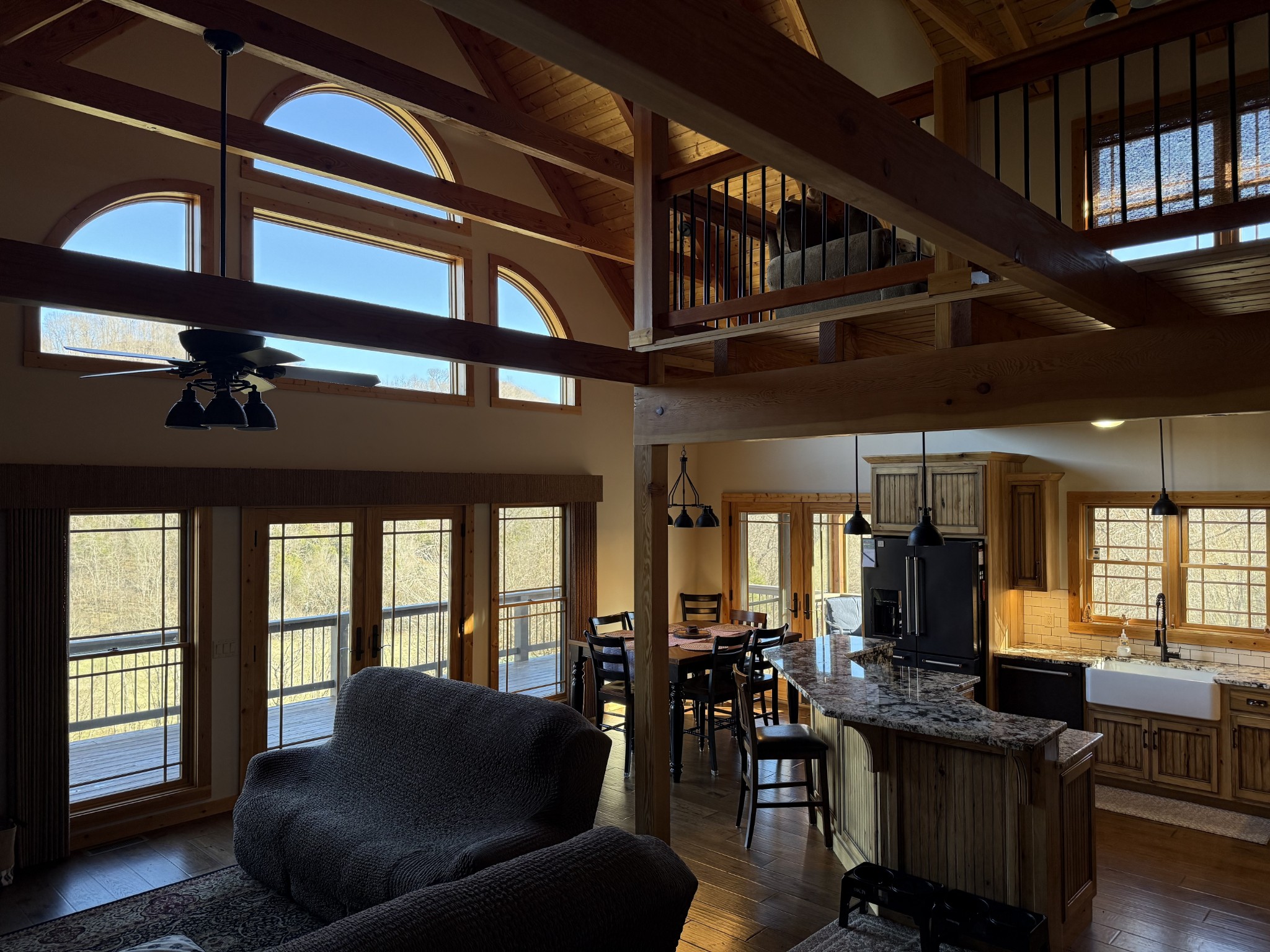 575 East Fork Road Whitleyville, TN 38588 - Photo 18 of 45 a living room with lots of furniture and a large window