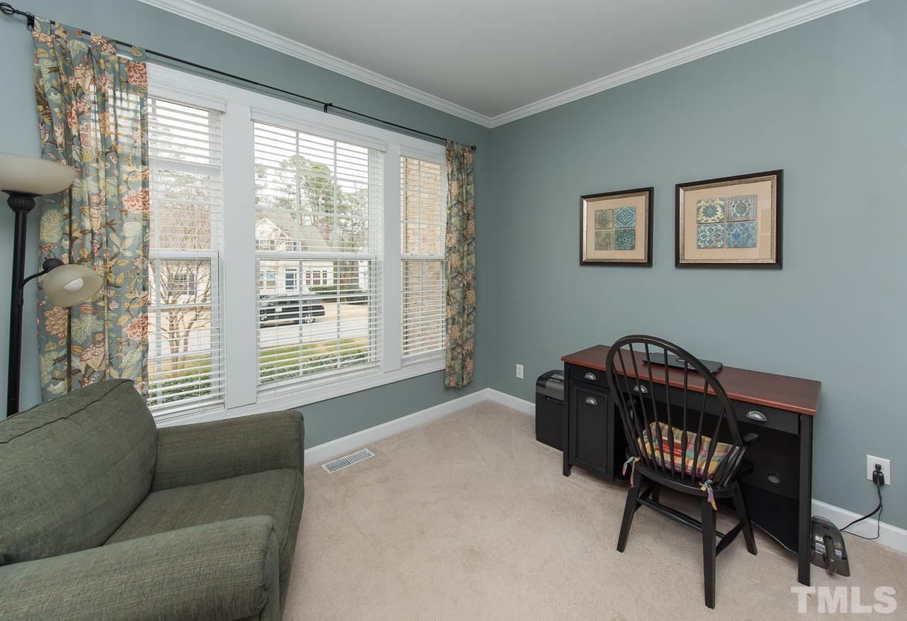 4424 Fairview Ridge Lane Apex, NC 27539 - Photo 9 of 25 First floor office space, play room, with french door