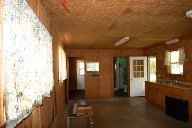 a car parked in front of a building