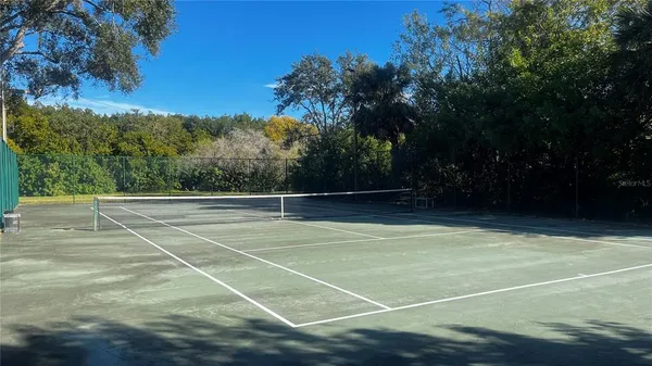 a view of a tennis court