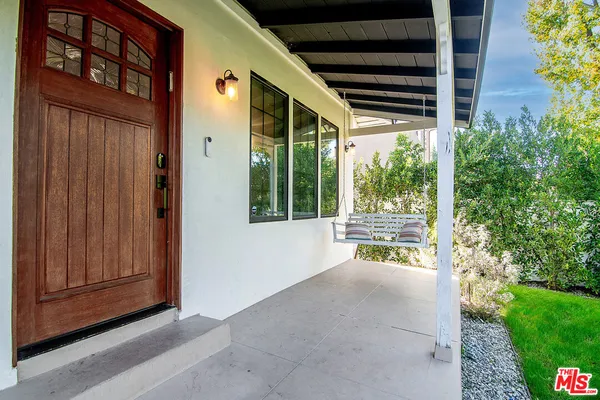 a view of outdoor space and porch