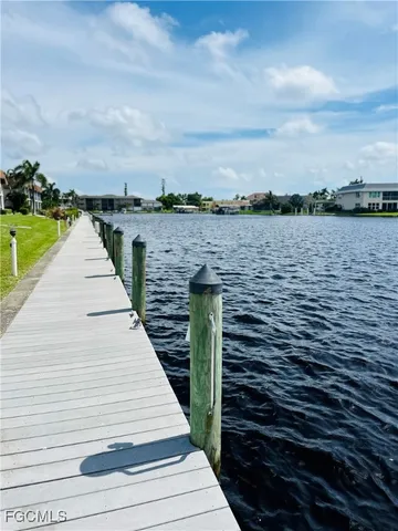 a view of a lake from a balcony