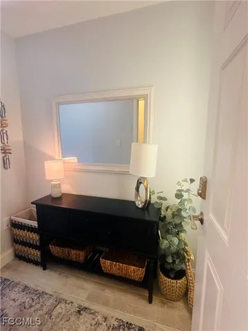 a room with furniture and a window