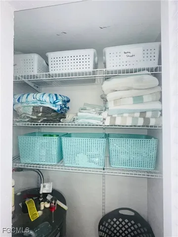 a close view of utility room