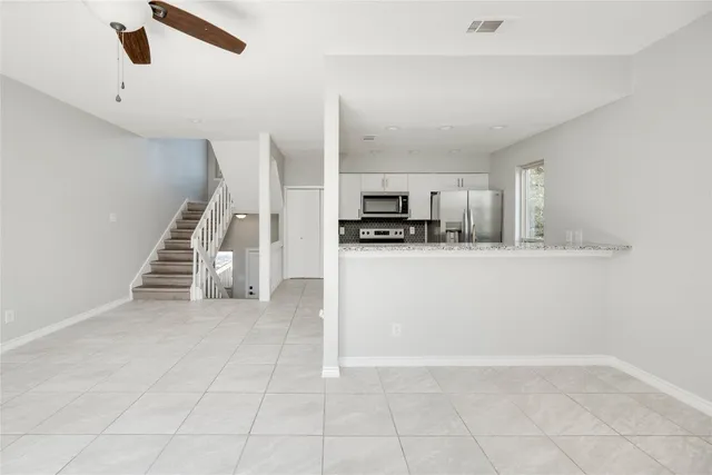 a view of a kitchen with electric equipment