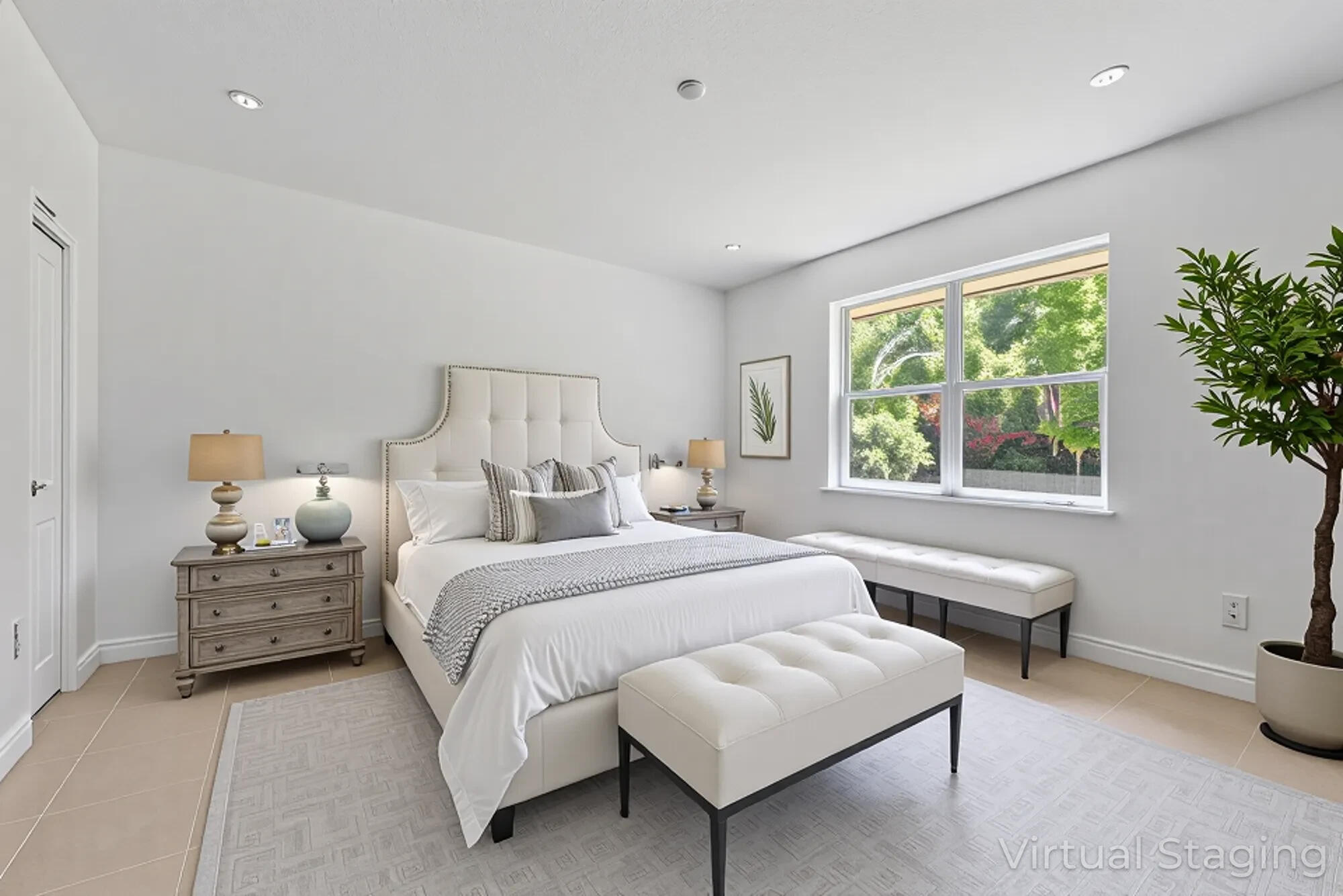 2664 Conifer Drive Fort Pierce, FL 34951 - Photo 13 of 30 a bed room with bed and a window