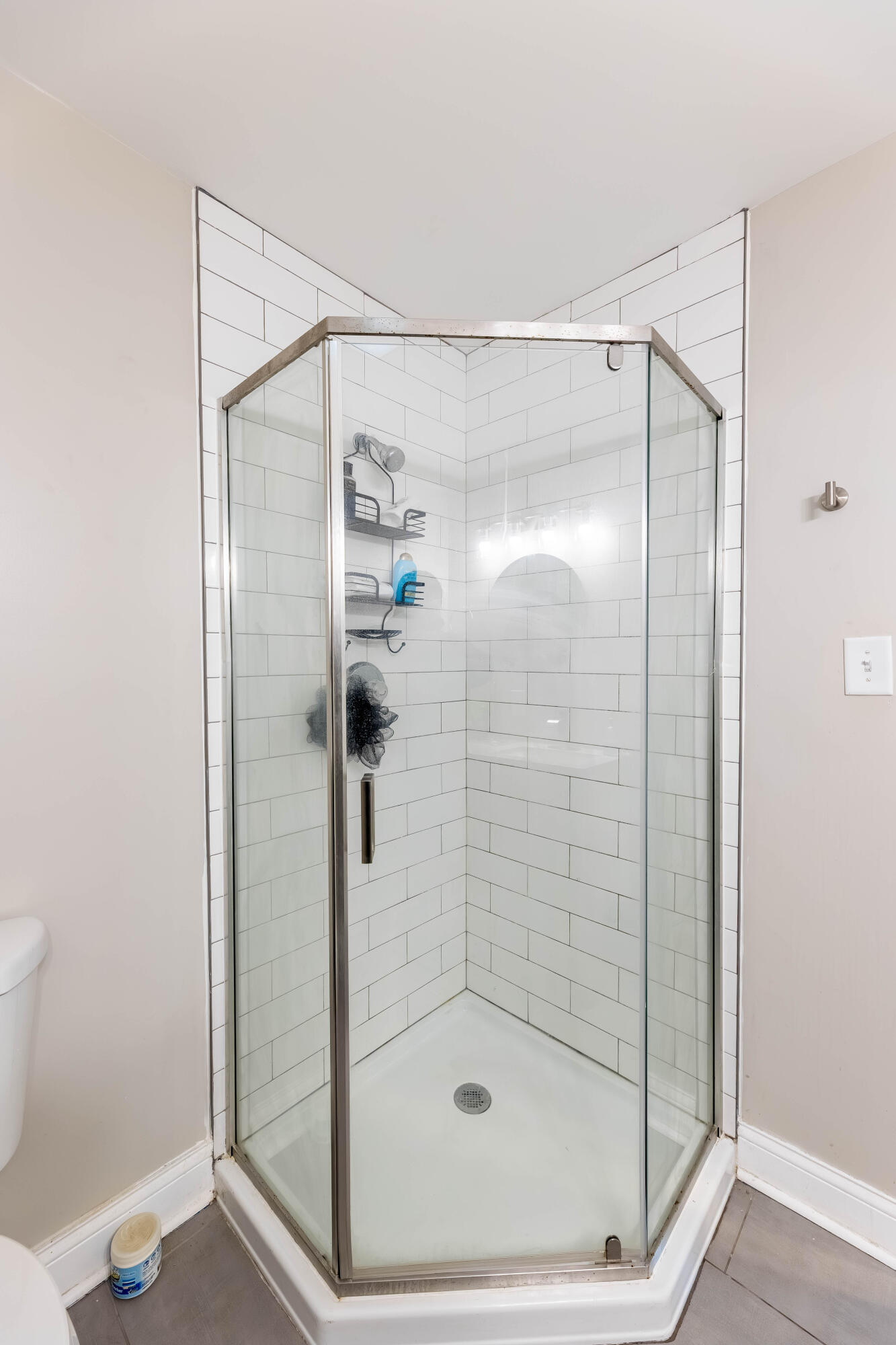 1151 Benton Street Gary, IN 46403 - Photo 13 of 23 a bathroom with a glass shower door