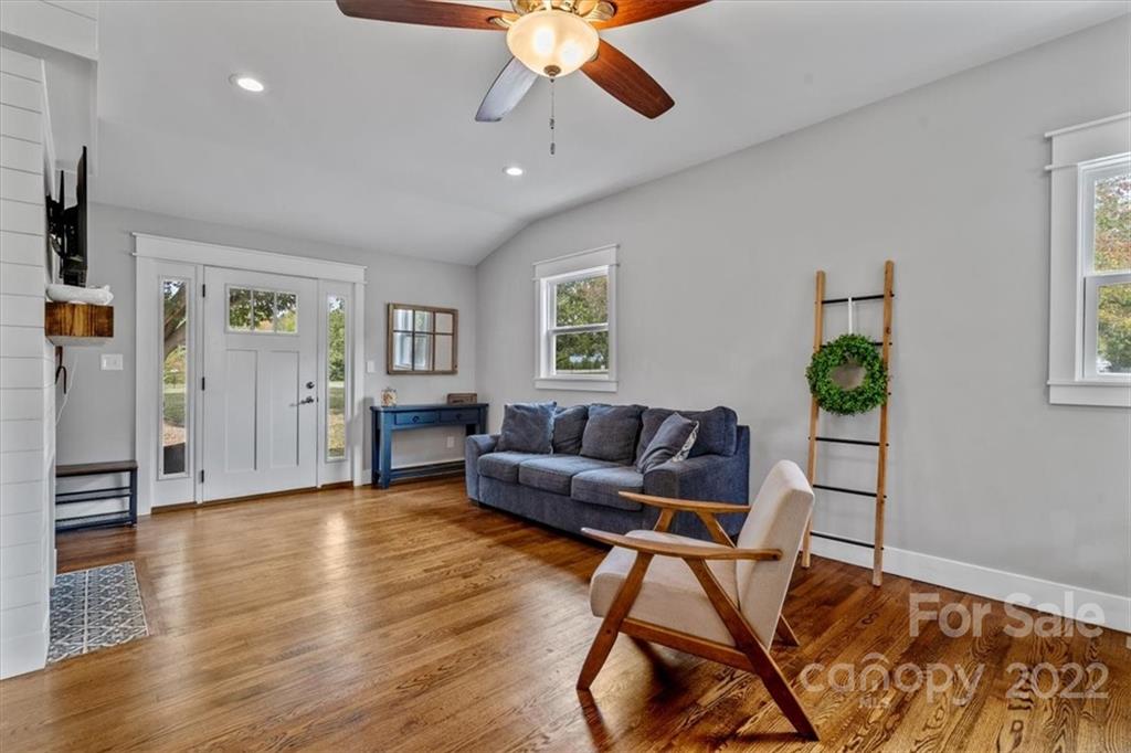 1631 Lawrence Road Clover, SC 29710 - Photo 12 of 48 a living room with furniture and wooden floor