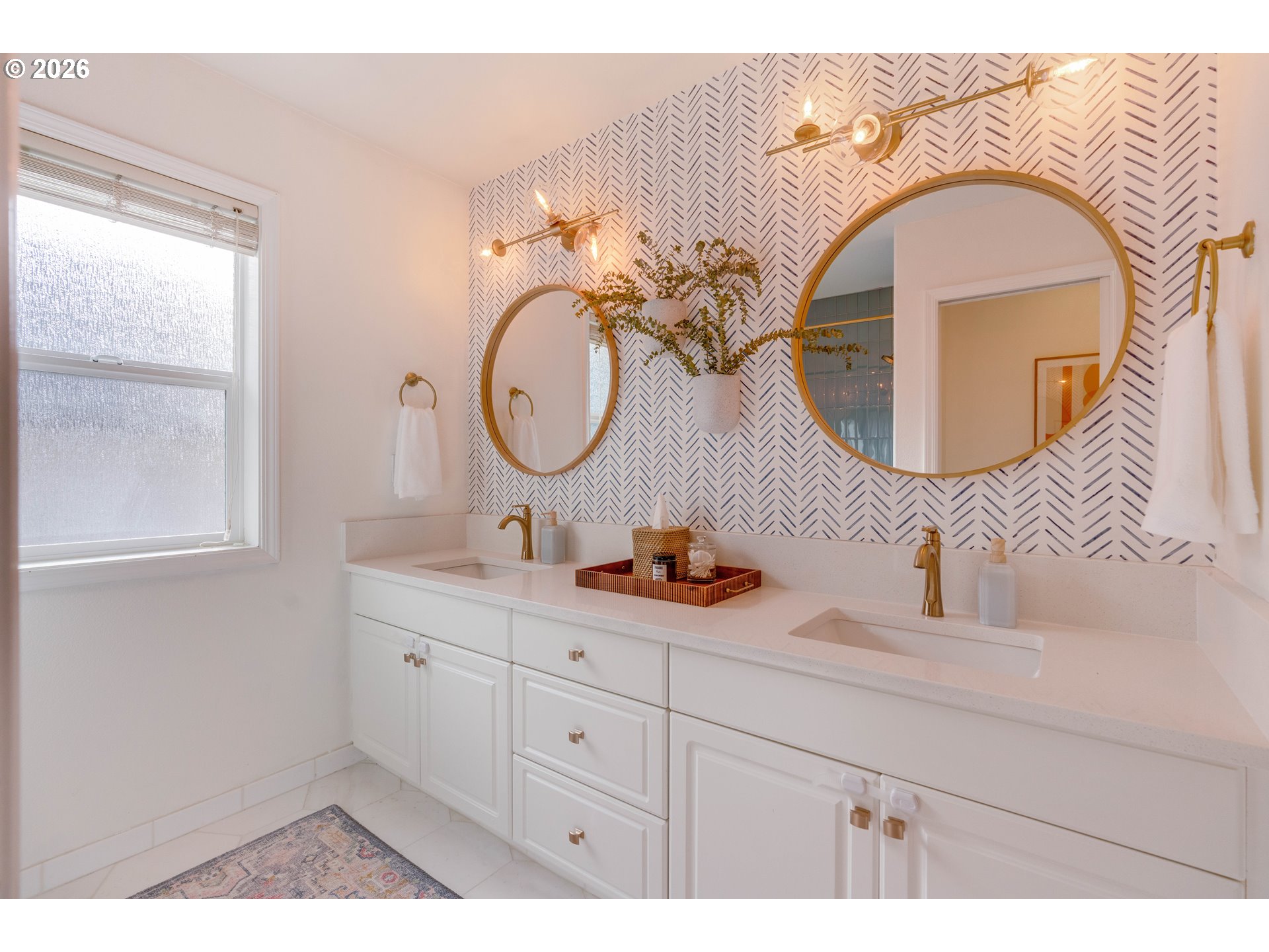 4485 Southwest Joshua Street Tualatin, OR 97062 - Photo 29 of 43 a bathroom with a sink and a mirror