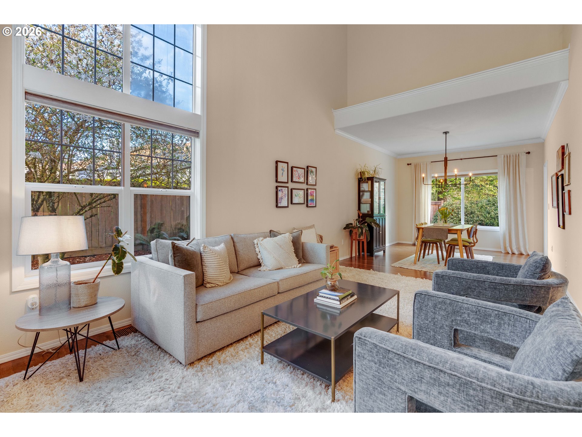 4485 Southwest Joshua Street Tualatin, OR 97062 - Photo 5 of 43 a living room with furniture and a large window