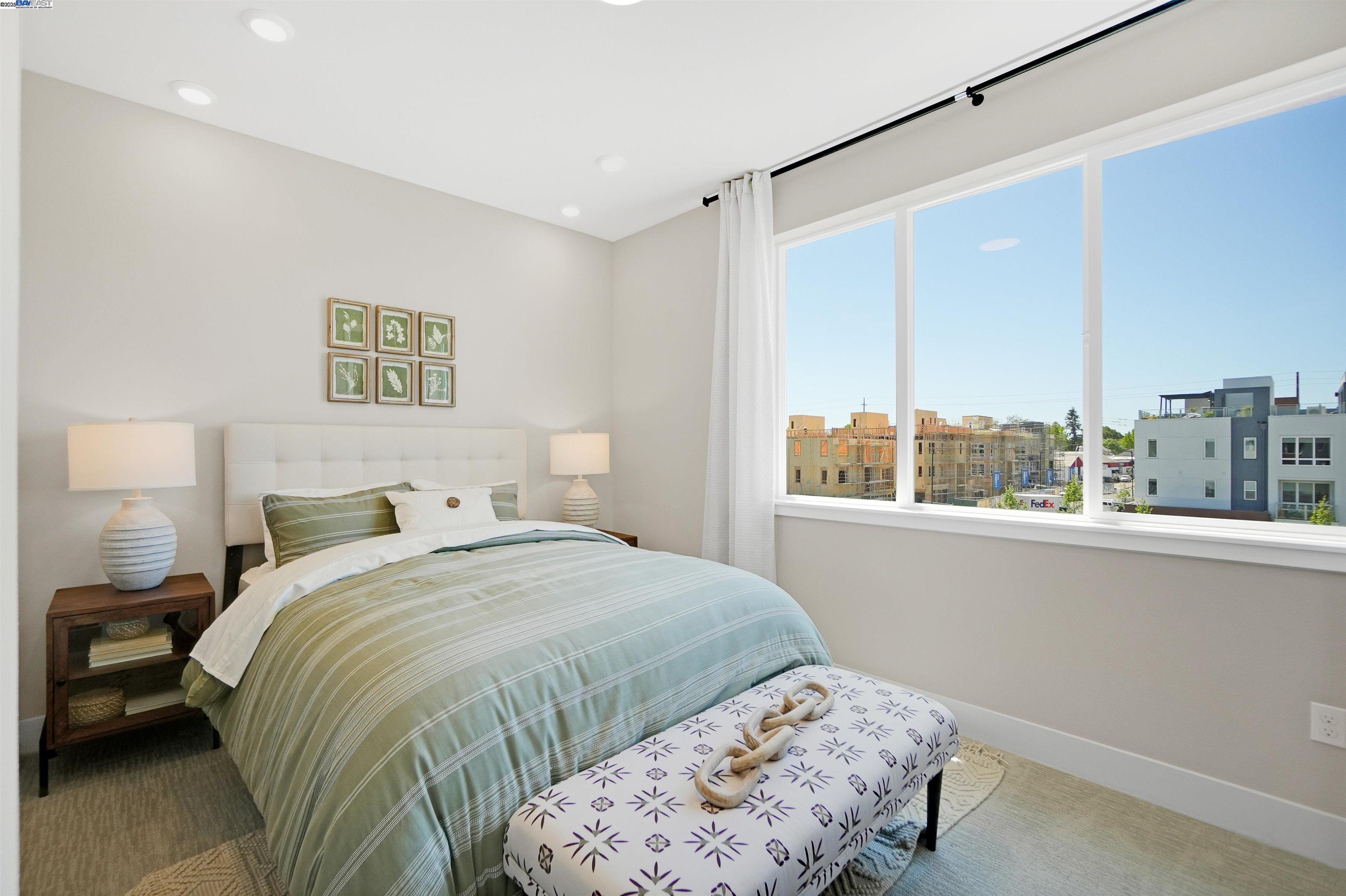 2256 Stanford Street Alameda, CA 94501 - Photo 28 of 60 a bedroom with a bed and a window