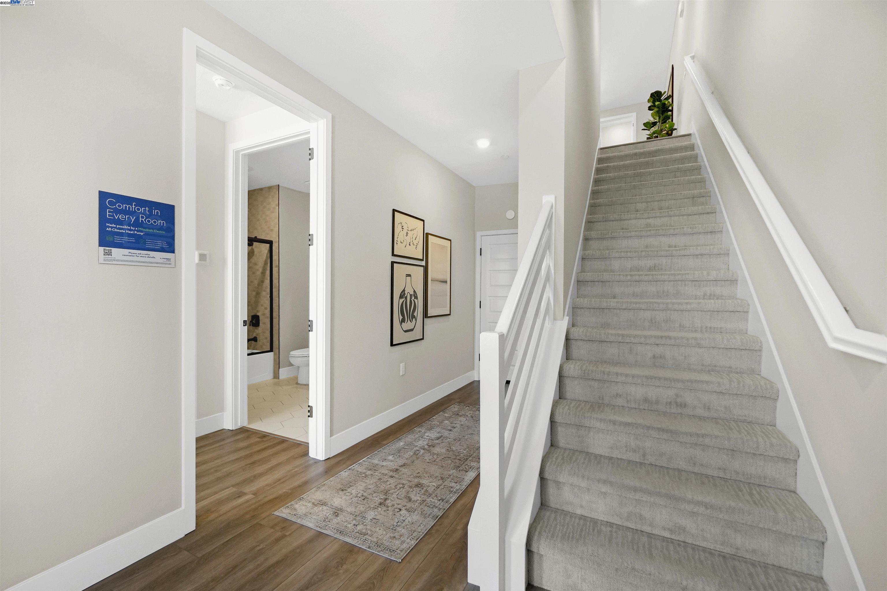 2256 Stanford Street Alameda, CA 94501 - Photo 5 of 60 a view of entryway and hall with wooden floor