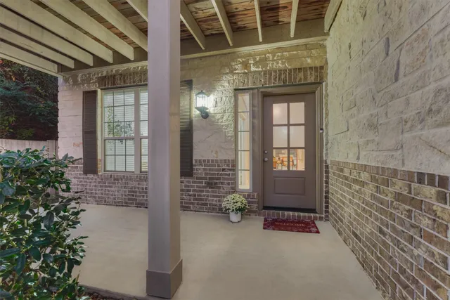 a view of front door of house with front door