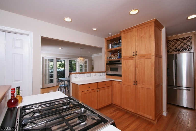 107 Lake End Road Newfoundland, NJ 07435 - Photo 5 of 23 a kitchen with stainless steel appliances granite countertop a refrigerator and a sink