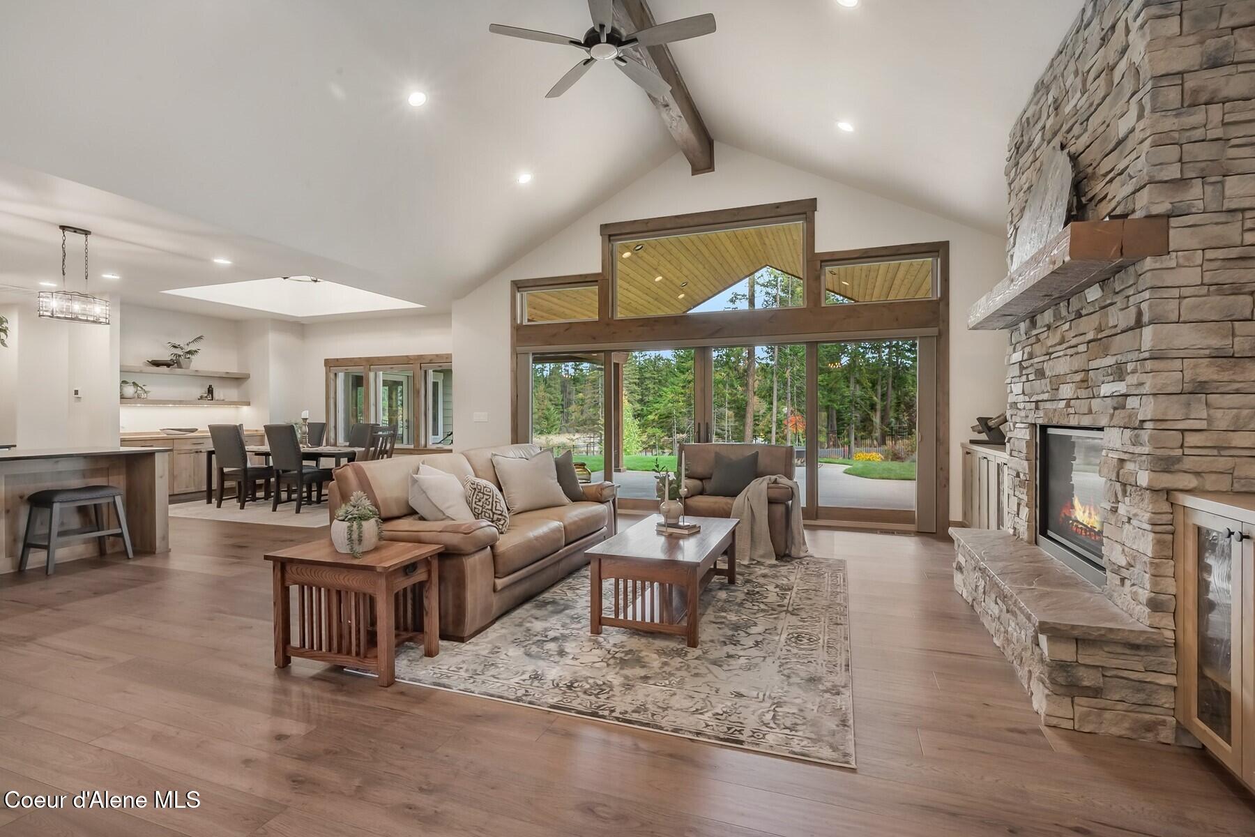 12091 North Tracey Road Hayden, ID 83835 - Photo 12 of 49 Large Windows with a Breathtaking