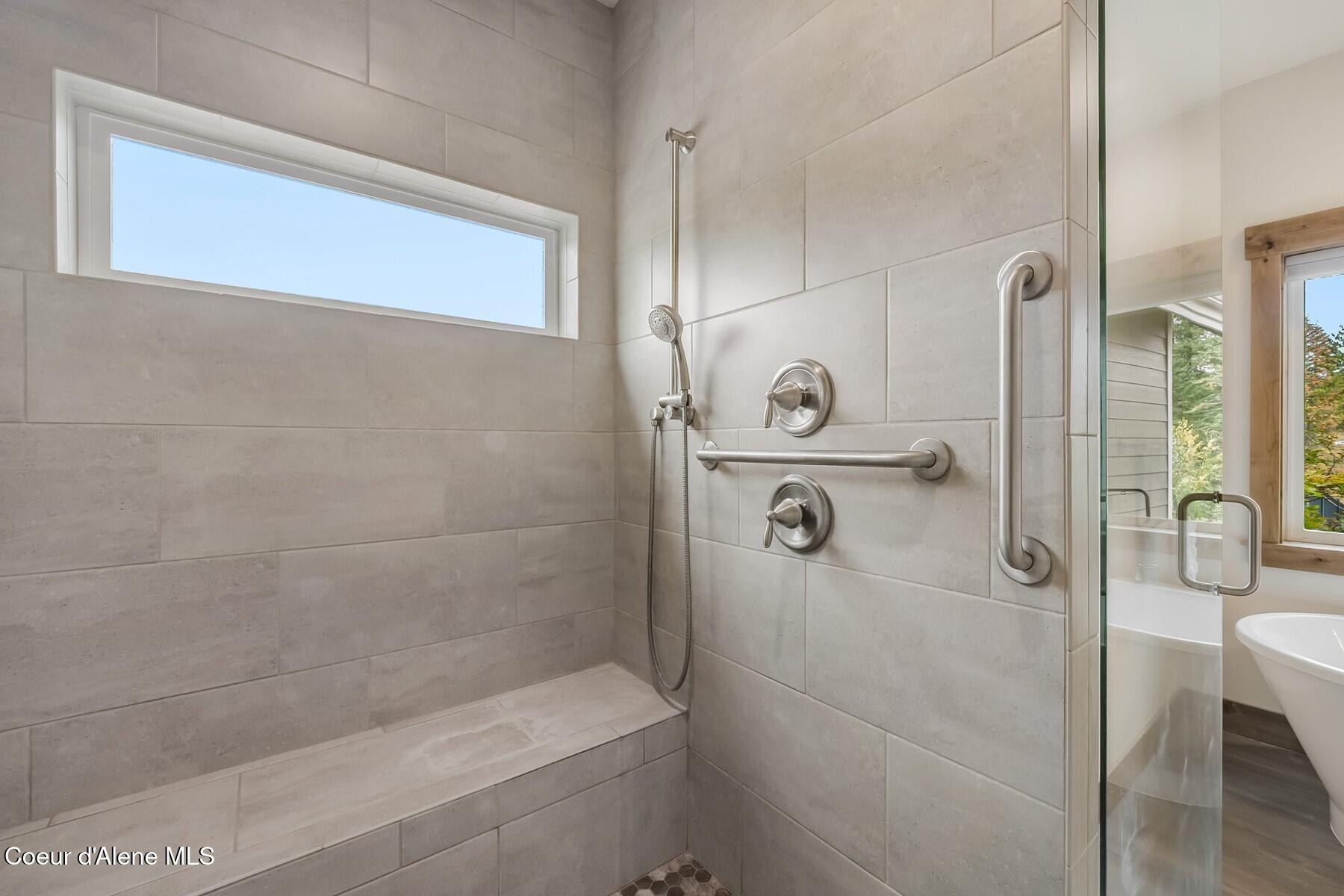 12091 North Tracey Road Hayden, ID 83835 - Photo 26 of 49 Full Walk in Tile Shower