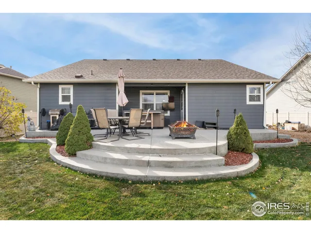 a house view with a garden space