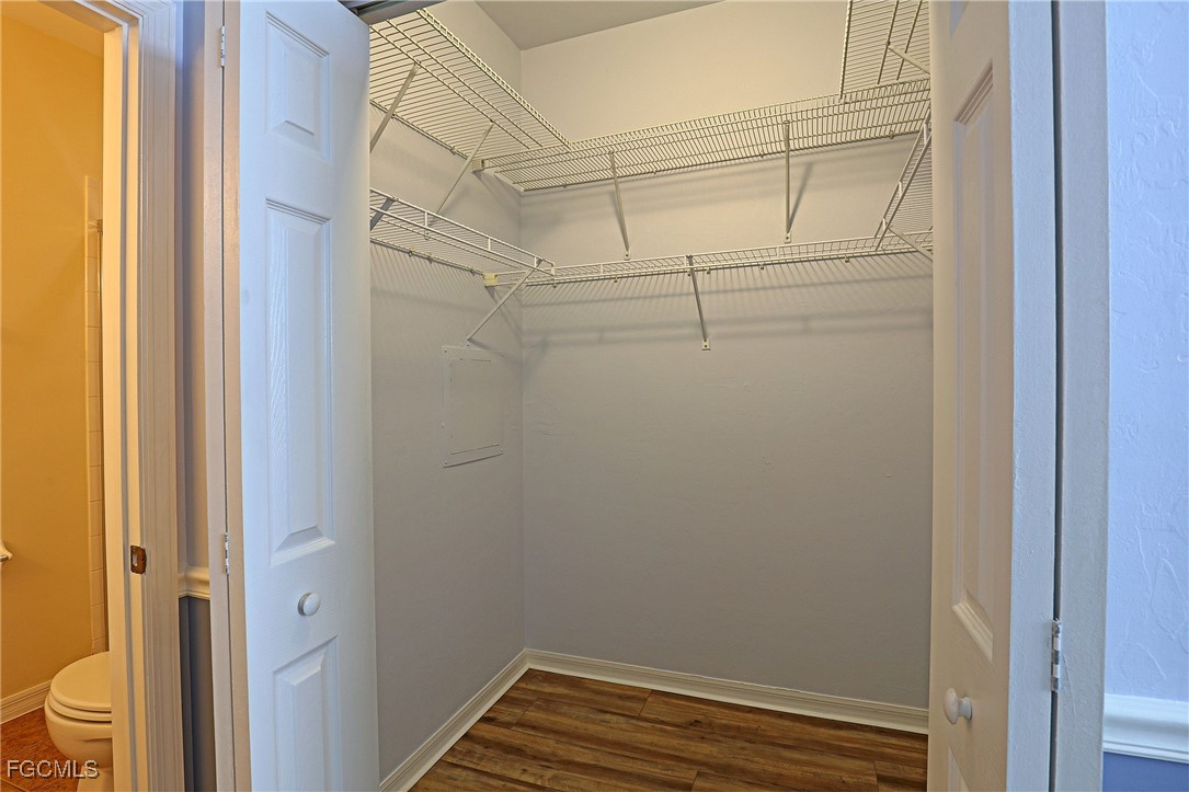 4199 Bellasol Circle, Unit 622 Fort Myers, FL 33916 - Photo 20 of 27 a view of a room with racks on the wall